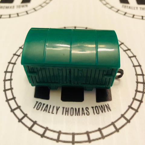 Green Box Car Pull Along Capsule Plarail - Used