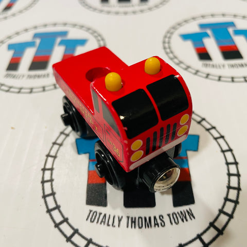 Fire Truck (Learning Curve) No Back Piece Wooden - Used
