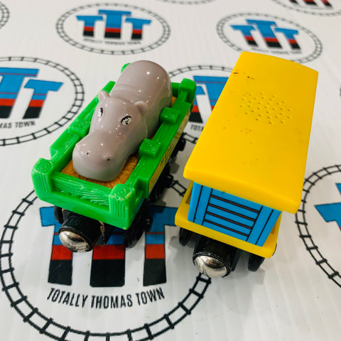 Sodor Zoo Cars with Roaring Lion (Learning Curve) Wooden - Used