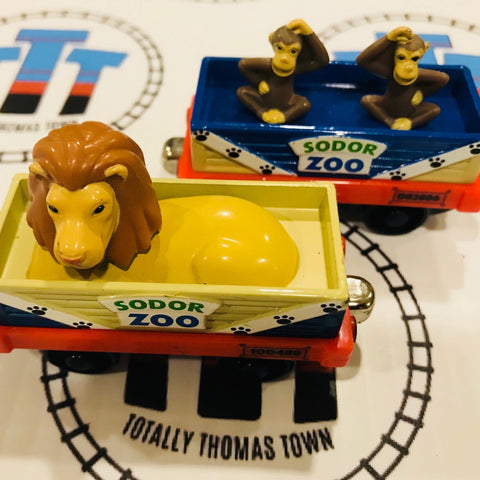 Zoo Cars (2006) Good Condition Used - Take N Play - Totally Thomas Town