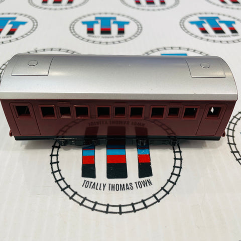 Brown/Red Passenger Coach Used - TOMY