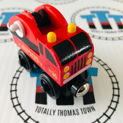 Fire Truck (Learning Curve 2002) Good Condition Wooden - Used