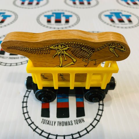 Dino Fossil Car (Mattel) Wooden - Used