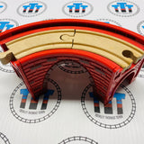 Plastic Arched Viaduct 2 Track Pieces - Other Brand Used