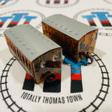 Metallic Clear Glitter Annie & Clarabel Missing Name Stickers Pull Along Capsule Plarail - Used