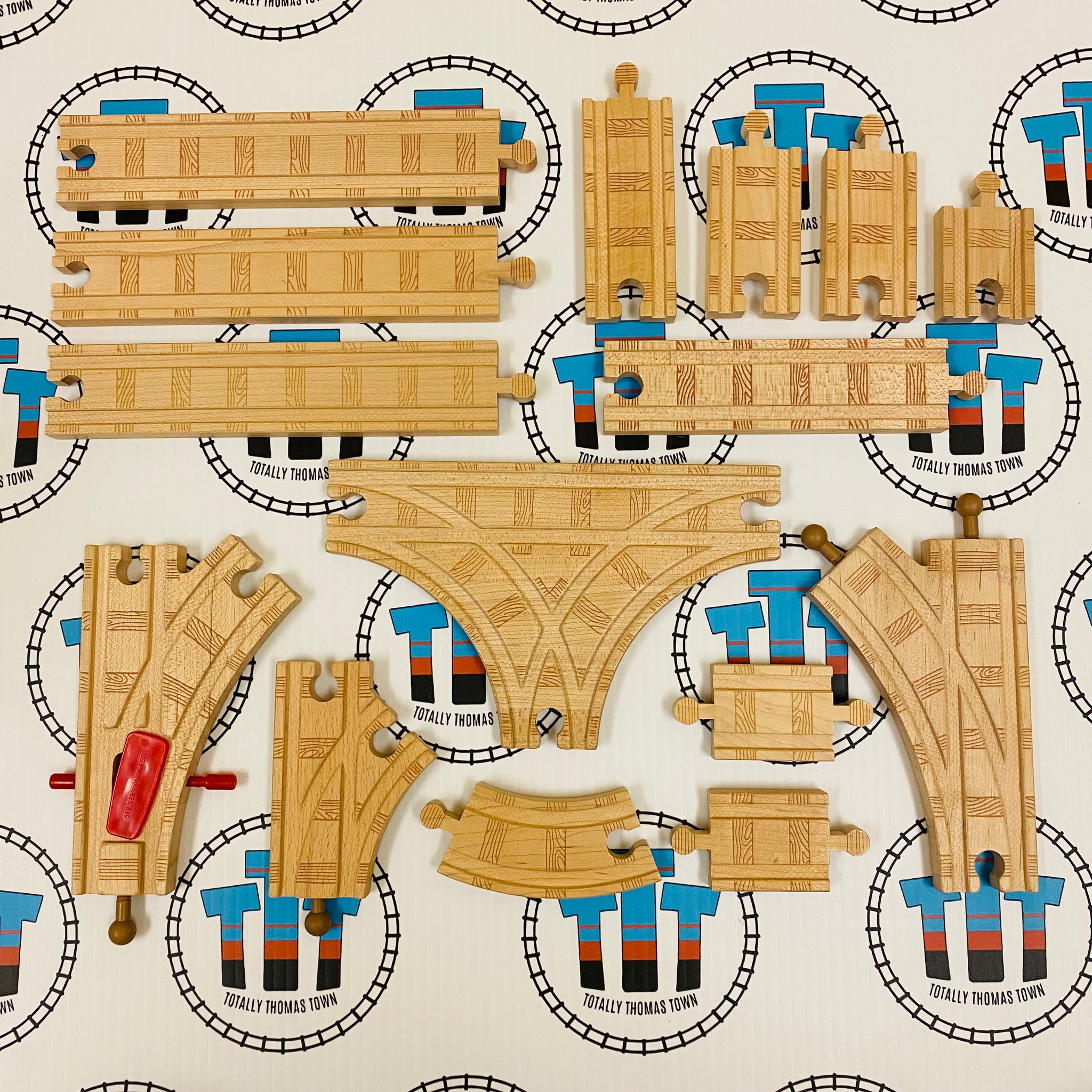 Figure 8 Set Expansion Pack (With Road) Thomas Brand Wooden - Used