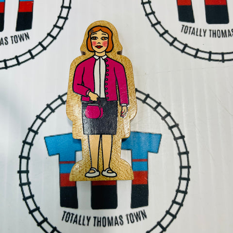 Lady with Purse Wooden - Used
