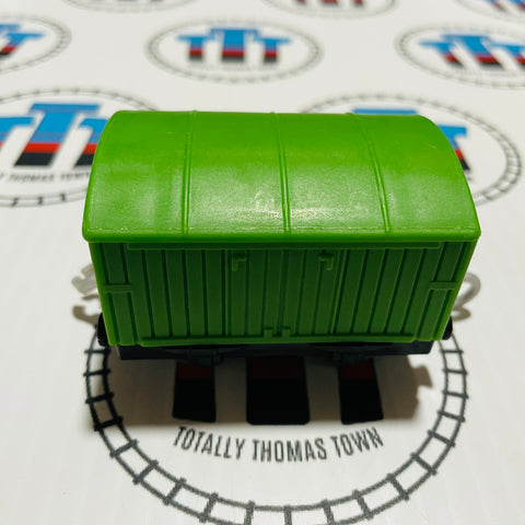Green Box Car Used - Trackmaster Revolution