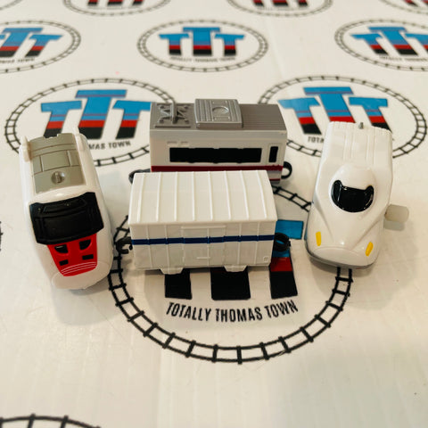 Capsule Plarail Wind Up Train and Cars - Used