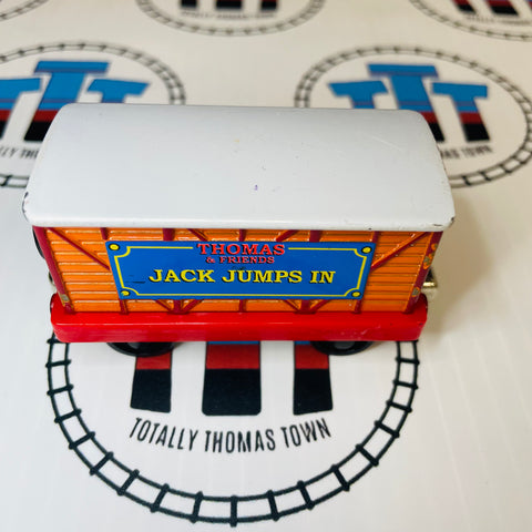 Movie Car Jack Jumps In (2003) Good Condition Stiff to Open and Close Used - Take Along