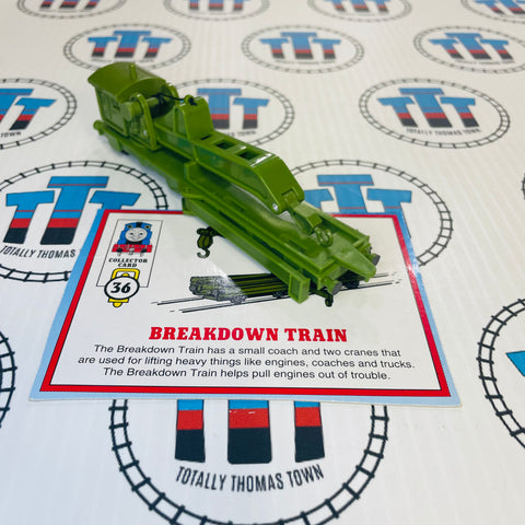 Breakdown Train with Card (1994) Good Condition ERTL - Used