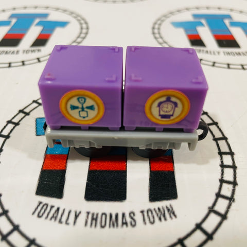 Chuggington Purple Wagon Pull Along Capsule Plarail - Used