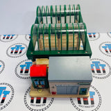 Knapford Station with Talking Sir Topham Hatt Chipped Track #2 (Doesn’t affect use) as Shown Rare Wooden - Usedl