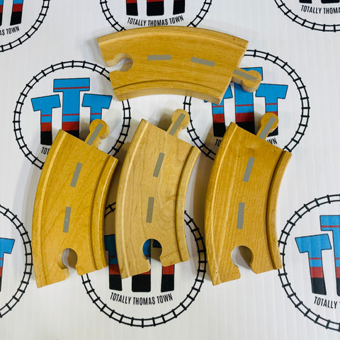 3.5" Curved Road Track 4 Pieces - Thomas Brand