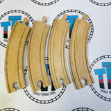 6.5" Curved Track 4 Pieces - Other Brand